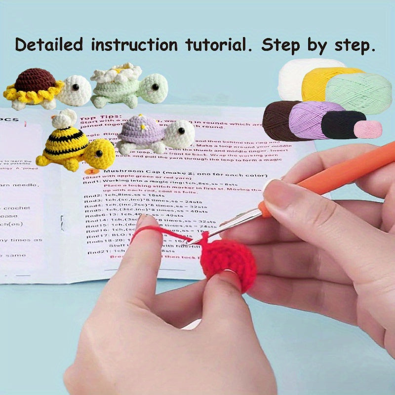 "Turtles in Disguise: Beginner Crochet Kit