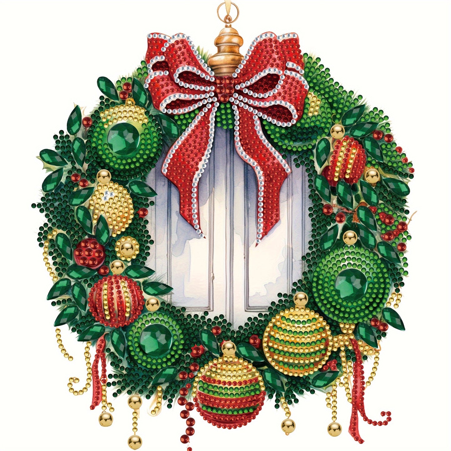 "Christmas Wreath' Diamond Painting