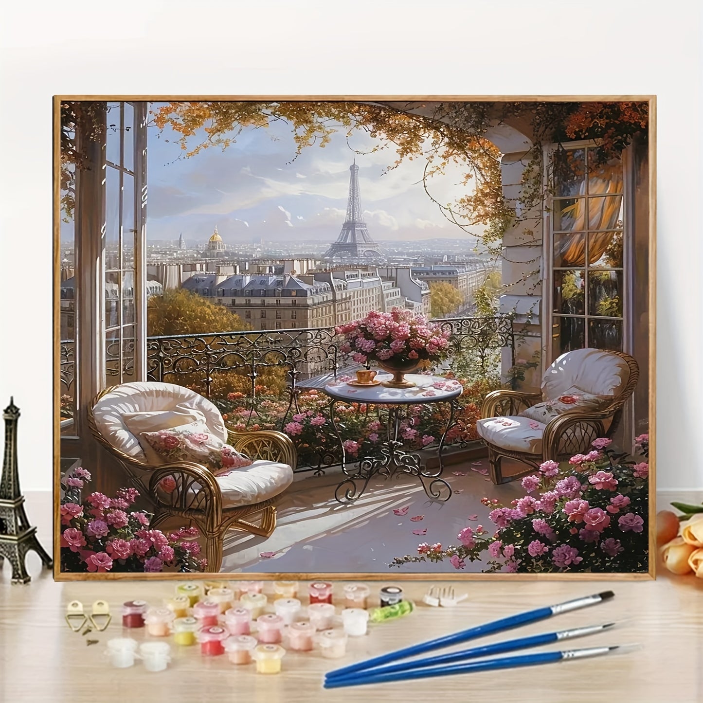 "Paris window" Paint By Numbers