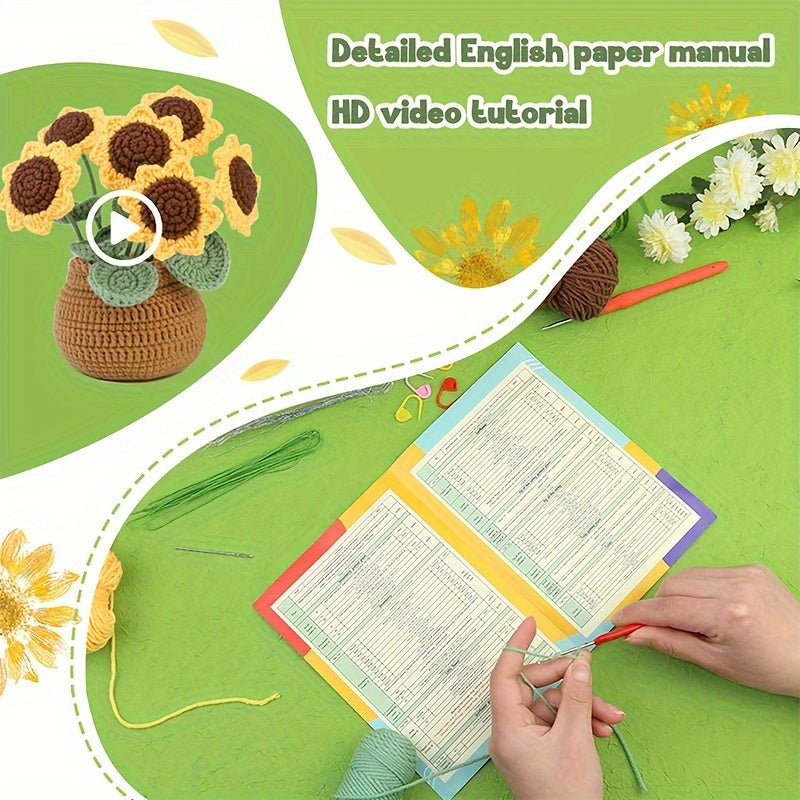 "Sunflower" Crochet Kit