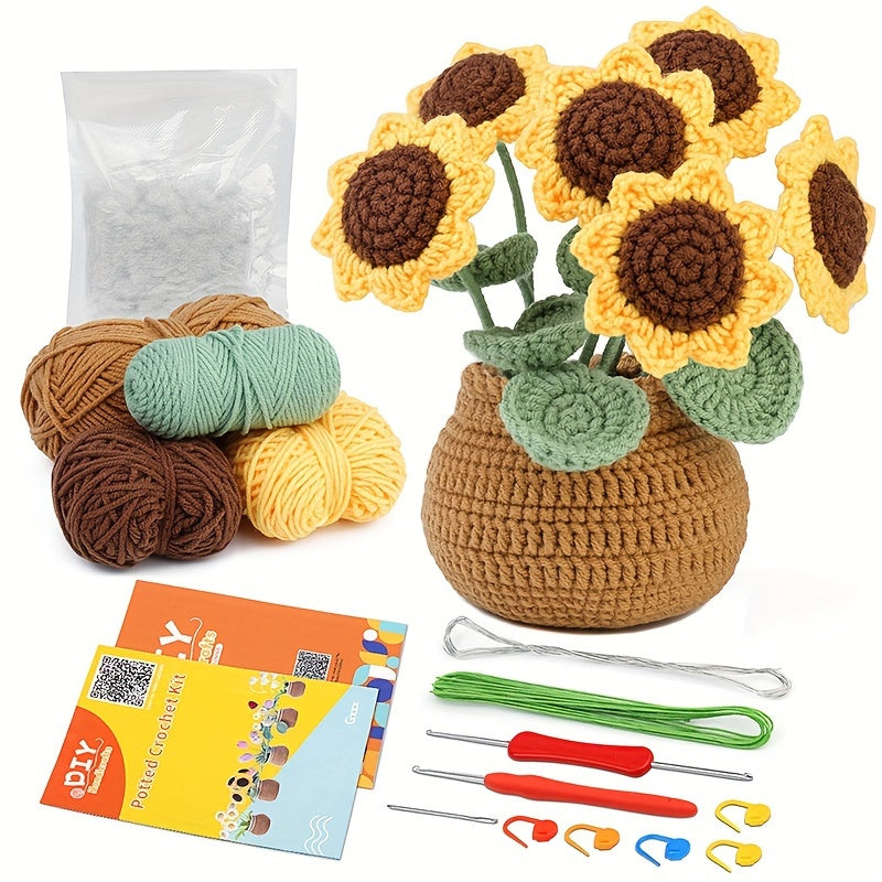 "Sunflower" Crochet Kit