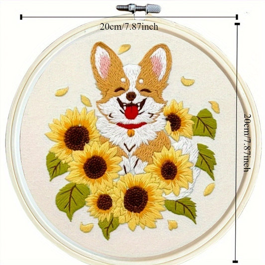 "Shiba" Embroidery Kit