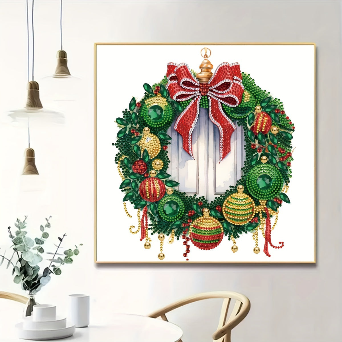 "Christmas Wreath' Diamond Painting